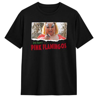 Pink Flamingos John Waters Divine Cotton T Shirt For Unisex Summer Y2k Funny Tshirts Harajuku Tees Big Size Wholesale Tops
