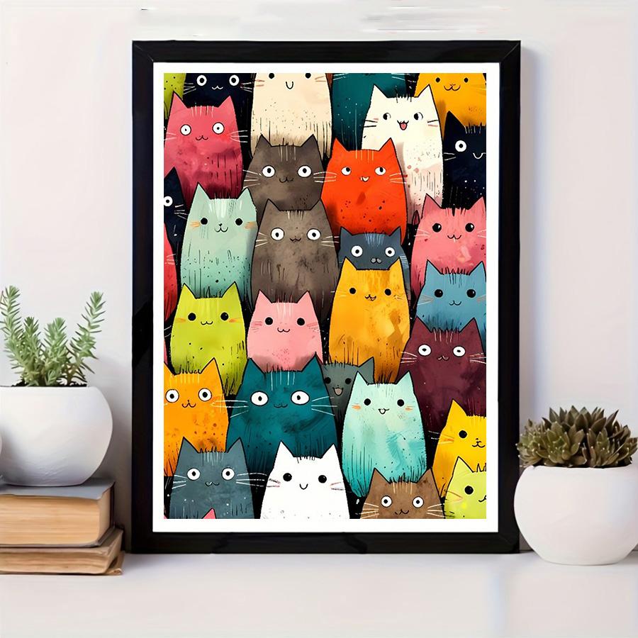 5D Full Drill Animal Diamond Painting Kit Diamond Embroidery Handmade Crafts Rhinestone Art Home Living Room Wall Decor