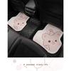Cute Cartoon Coiled Wire Car Floor Mat Anti Dirt Universal Vehicle Interior Protection Pad