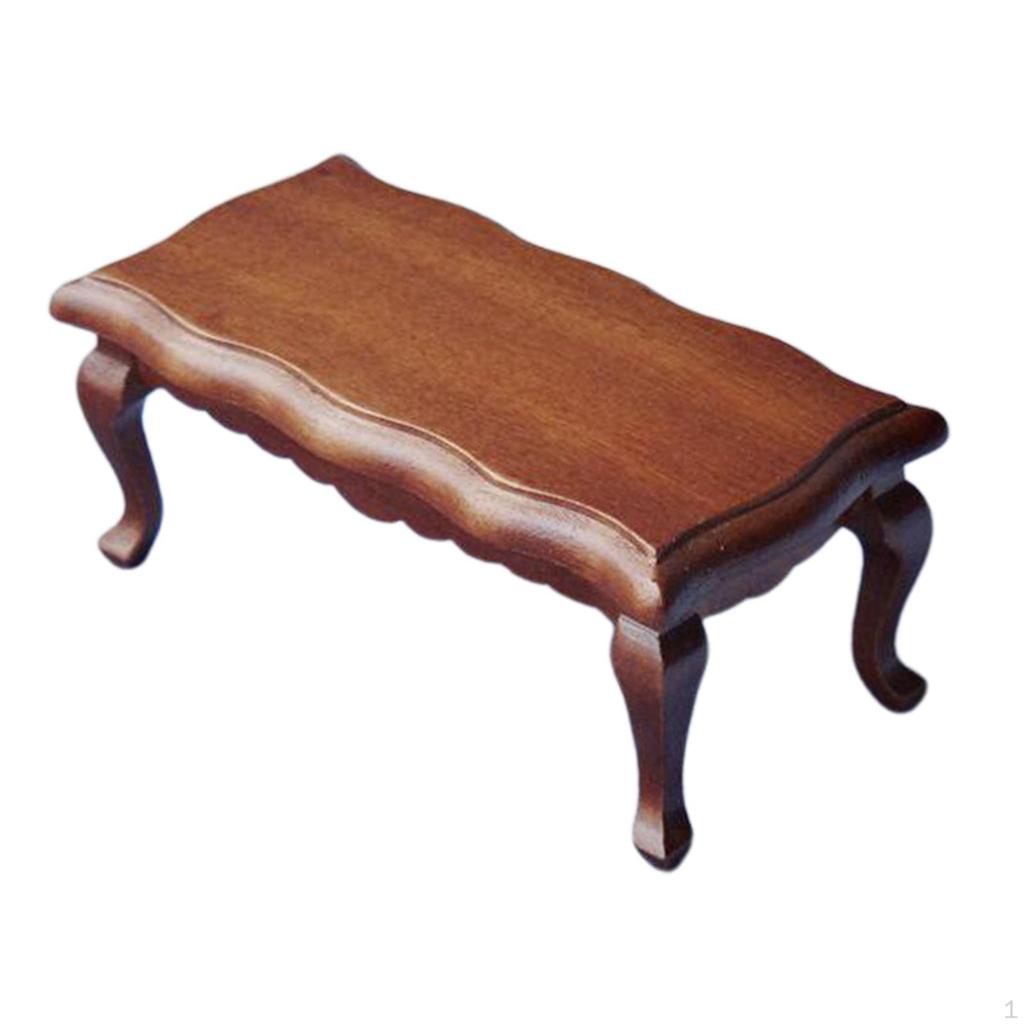 1/12 Dollhouse Tea Table Model home Decoration, Pretend Children,