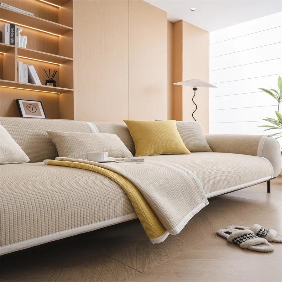 

Шенилловая подушка для дивана 2025 Новая нескользящая подушка Универсальная для четырех сезонов Высококачественная наволочка из ткани 45x45cm pillowcase