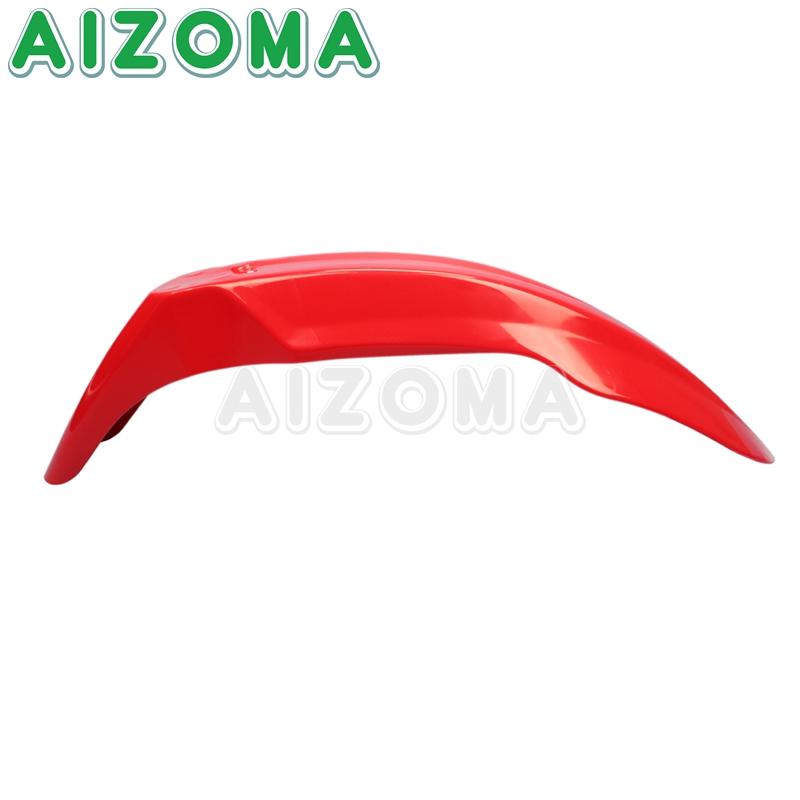 Supermoto Red Front Fender Mudguard Guards For Honda XR CRF 230 250 450 650 CRF250 CRF450 CRF150 CRF125 CRF230 Motocross Enduro
