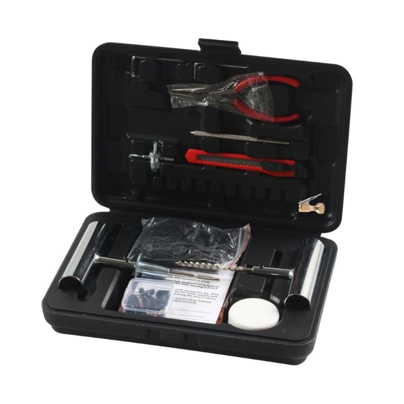 Car Tire Repair Kit Puncture Plug Tool Tyre Puncture Universally for Tire Strips Stirring Glues Repair Tool Kit
