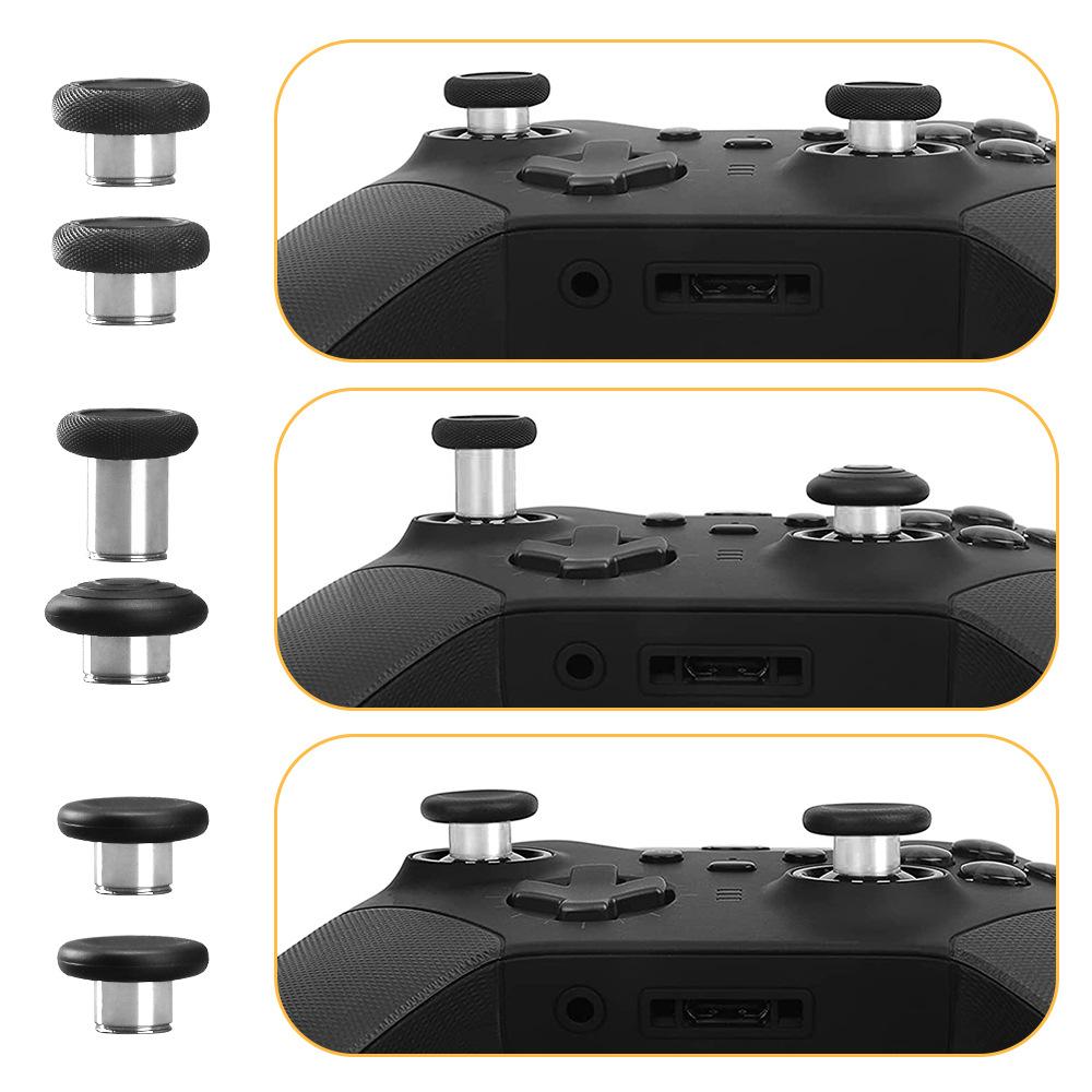 For Xbox One Elite Series 2 Controller Accessories Kit Metal D-Pad Trigger Paddles Repair Set Gamepad Thumb Stick Grips