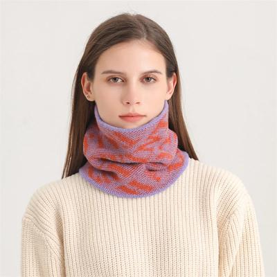 Sciarpa ad Anello Calda Invernale Spessa da Donna Lavorata a Maglia a Righe Colletto Snood Fazzoletto da Collo Sci Esterno Maschera Completa Lana Bufanda Scaldamani