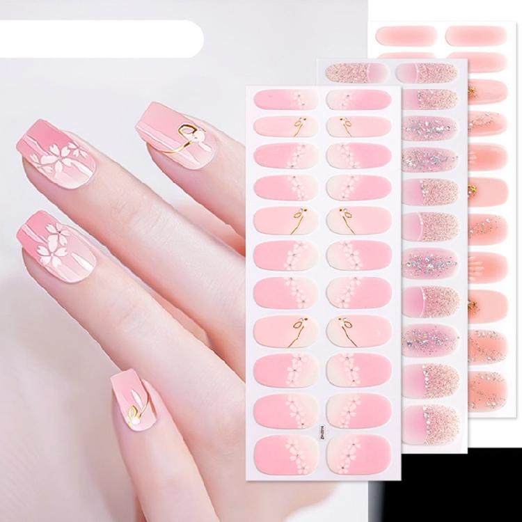 Nagellackstreifen,Nagelfolien,Full Wrap Nagelaufkleber,Gel-Nagelstreifen,Selbstklebende Nagelkunst-Abziehbilder mit Nagelfeile