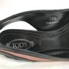 TOD’S Sandalen Damen 36.5 23.0-23.5 Schwarz Pink Schleife Pumps(GEBRAUCHT)