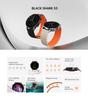 Black Shark S3 Smart Sports Watch New 1.43-inch Touchscreen Health Monitoring With GPS System Support Android iOS 500 mWh