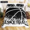Duvet Cover Kids Basketball Bedding Set Cool Sport Theme Comforter Cover For Boys Teens Gifts Duvet Cover For Bedroom Decoration