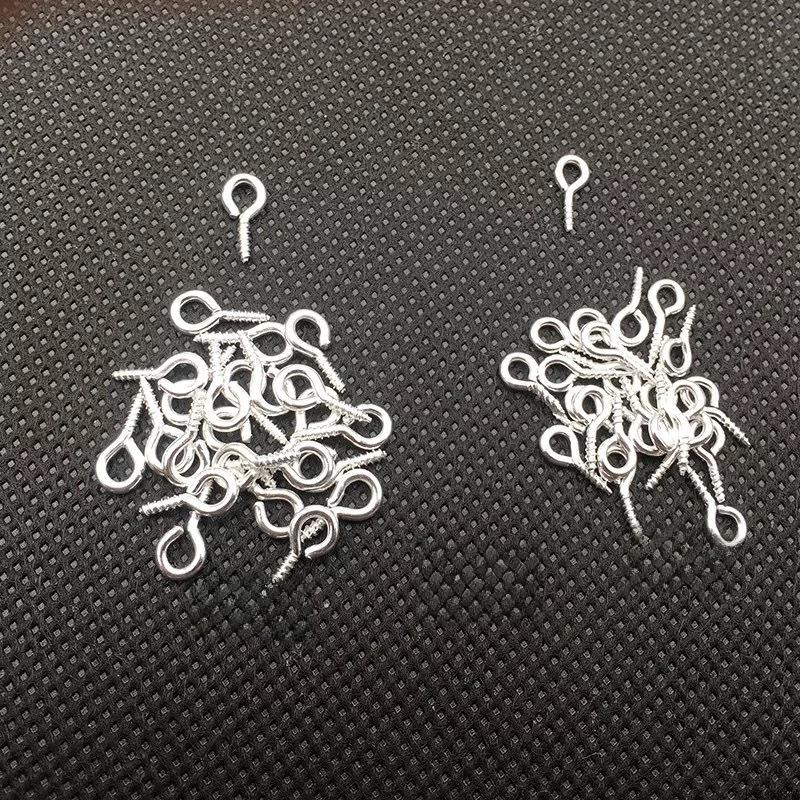 Handmade Sheep Horn & Eye Nail Art Accessories - Crystal Glue, Metal Parts, Keychain (25 Pieces)