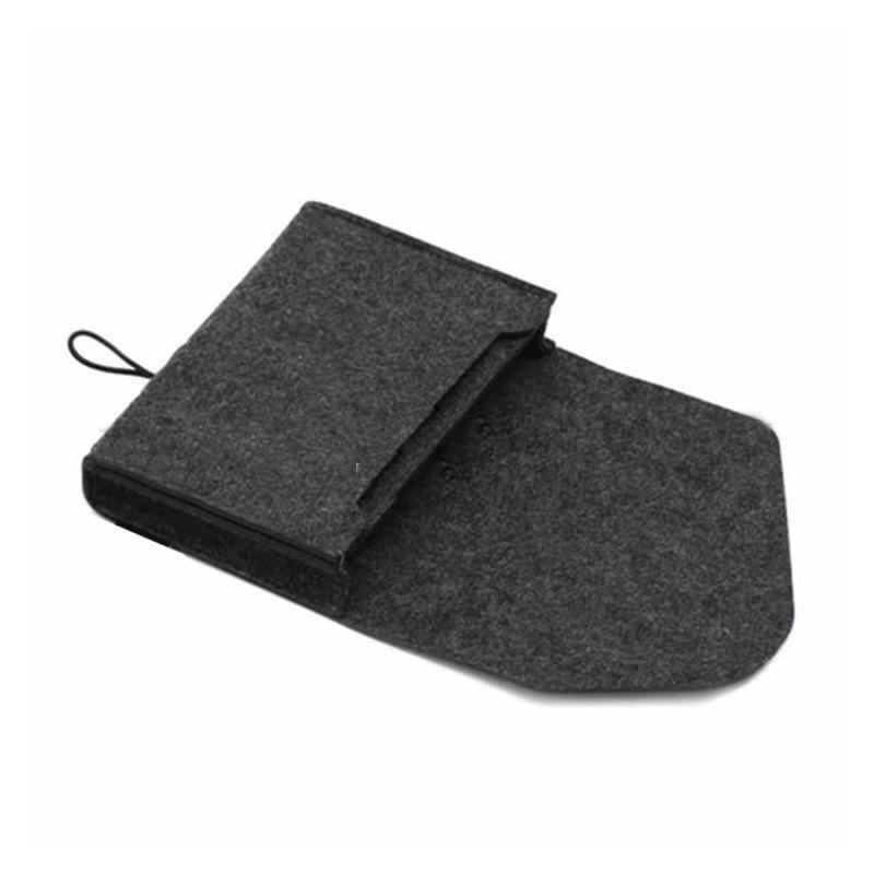 New Home Storage Organization Key Coin Package Mini Felt Pouch Earphone TF Card Power Bank Data Cable Travel Organizer