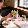 Mini Knit Pineapple Crossbody Bag With Flap Closure For Casual Daily Use