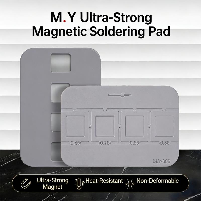 Magnetic Base Solder Pad Tin Planting Templates BGA Reballing Stencils Strong Adsorption Surfaces Preventing Movement