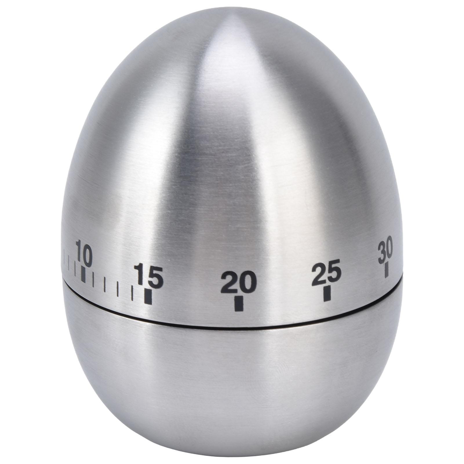 

Cooking Timer Egg Shaped Clear Scale Design Manual Mechanical 60 Minutes Kitchen Baking Timing Reminder