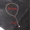 European & American Style Bow Long Pearl Tassel Choker Necklace: Fashionable Design with Clavicle Pendant for Women