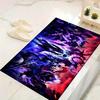 1Pc Fantasy Battle Heroes Unite Rug, Office Carpet Indoor Outdoor Doormat, Non-Slip, Comfortable, Living, Christmas Halloween,  Xmas Gift S1951