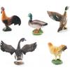 Detailed Pvc Models Of Farm Poultry Ducks Geese Roosters And Hens For Educational Play