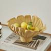 Petal Shaped Ceramic Fruit Bowl Storage Crafts Home Coffee Table Snack Plate Ornaments Bedroom Dresser Jewelry Tray Decoration