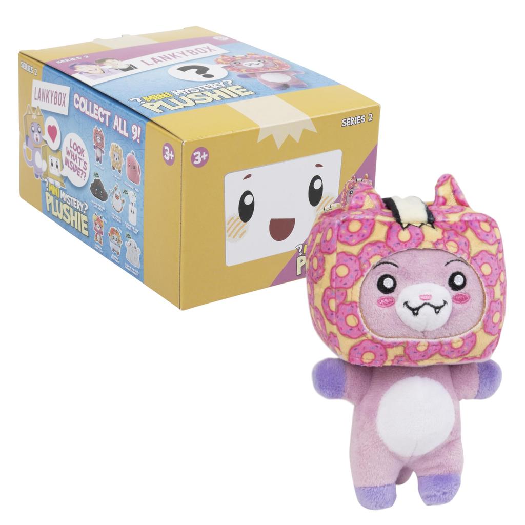 LankyBox Mini Mystery Plush Series 2, Collectible Blind Box Mini Plush, Officially Licensed LankyBox Product.