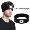 Sweat Headband High Brightness Detachable Light 3 Light-Modes Long Endurance Non-Slip Illumination Breathable Sports Headband with LED Light