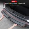 For Tesla Model Y Juniper 2025 Trunk Sill Plate Protector TPE Rubber Protector Tesla Threshold Bumper Pad Prevent Scratching