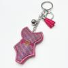 Women's Fashion Crystal Rhinestone Tassel Keychain & Bag Charm Pendant