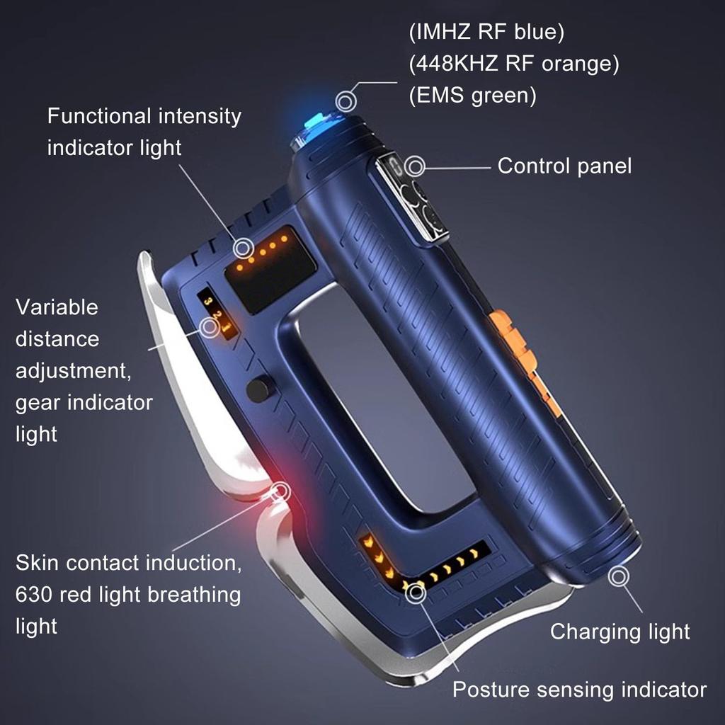 Fascia Knife, Muscle Knife, Gua Sha Scraping Massage Tool, Temperature Setting with Three Speeds, Microcurrent Massage, IASTM Tools Five Knives In One