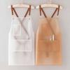 Waterproof Work Clothes Oil-proof Cooking Apron Korean TPU Apron  Household Kitchen