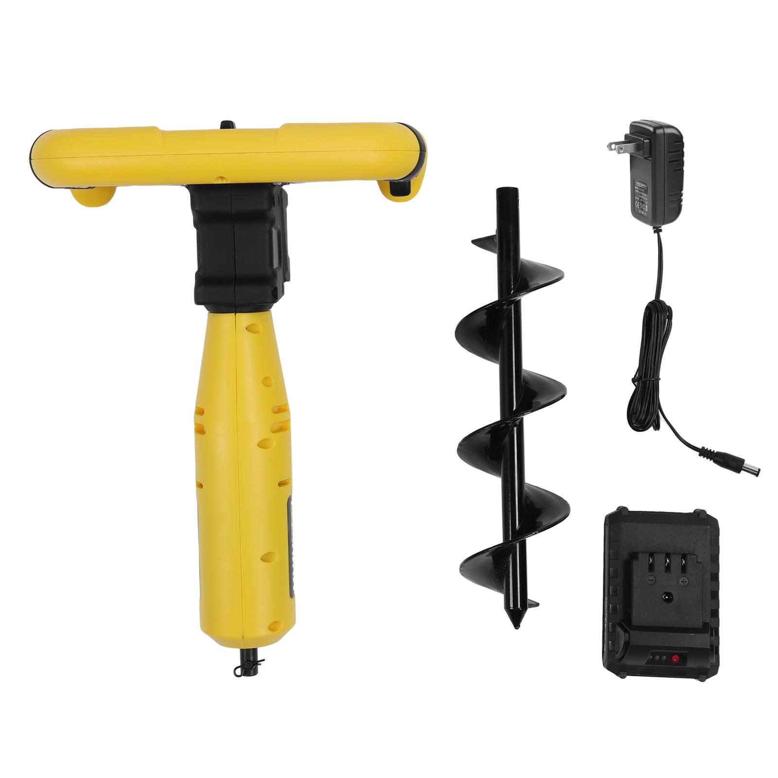 

Электрический земляной бур для рытья ям, аккумуляторный, 320 об/мин, высокоэффективный, сверхмощный, беспроводной