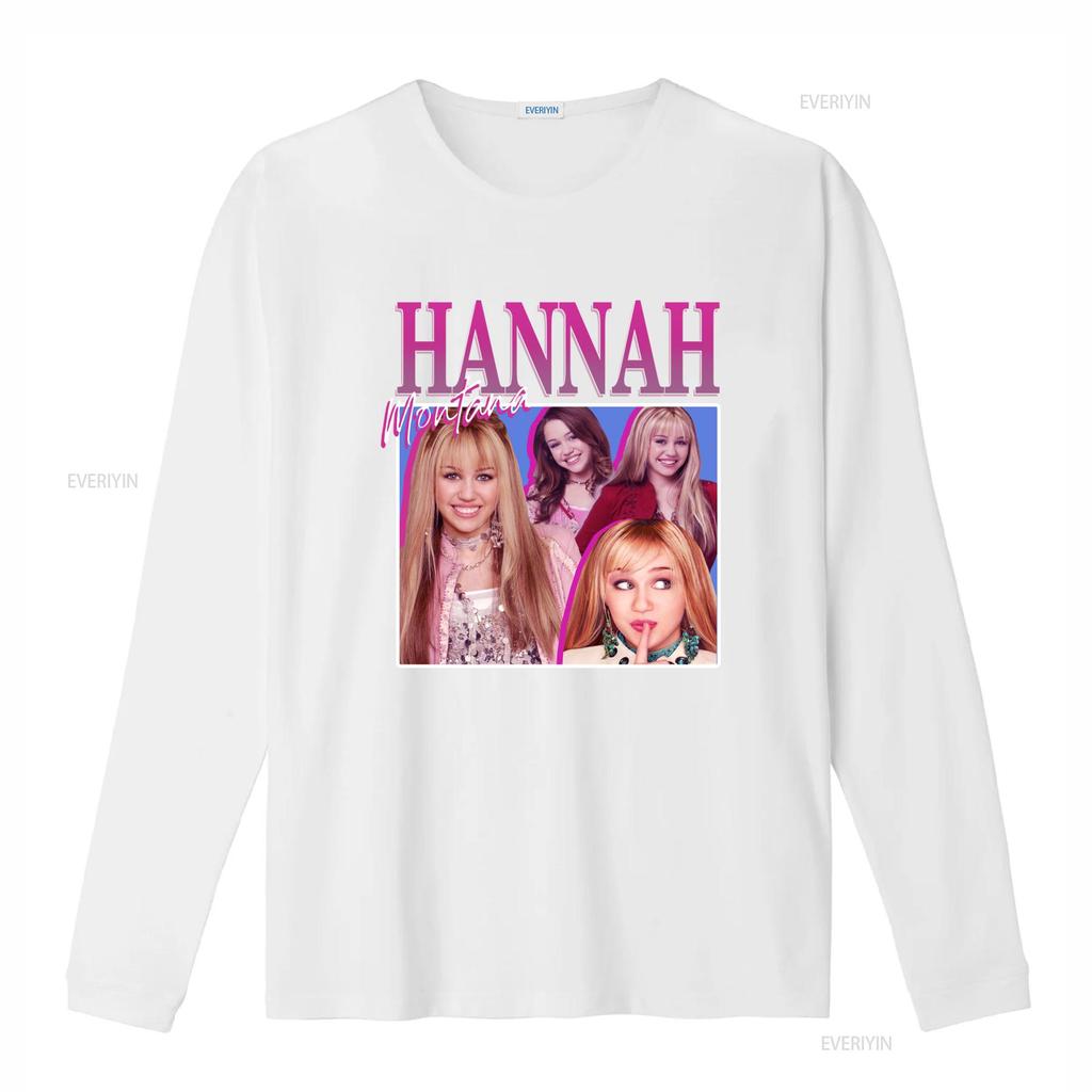 Hannah Montana Miley Cyrus 90s Rap Hip Hop Bootleg Homage T Shirt vintage Washed Versatile Top For Everyday Wear Soft Slightly