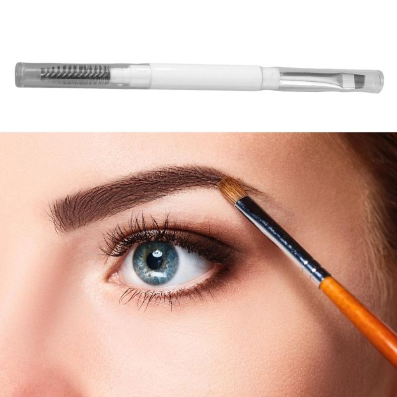 Eyebrow Brush with Soft Bristles for Natural Makeup Looks Double Ended Eyeliners Makeup Brush Lip Cosmetic Brushes