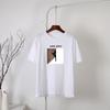 Hirsionsan Cartoon Printed Cotton Summer T Shirts Women Soft Kawaii Loose Tees Female Plus Size Short Sleeve Tops for Lady 2022