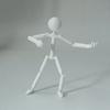 Movable 3D Printed Mannequin 3D Printing Stickman Assembled Robot  Parent-children