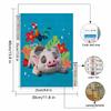DIY Diamond Painting Little Pig and Little Chicken Cross Stitch Kit Mosaic Art Diamond Painting Full Circle Diamond Home Decoration