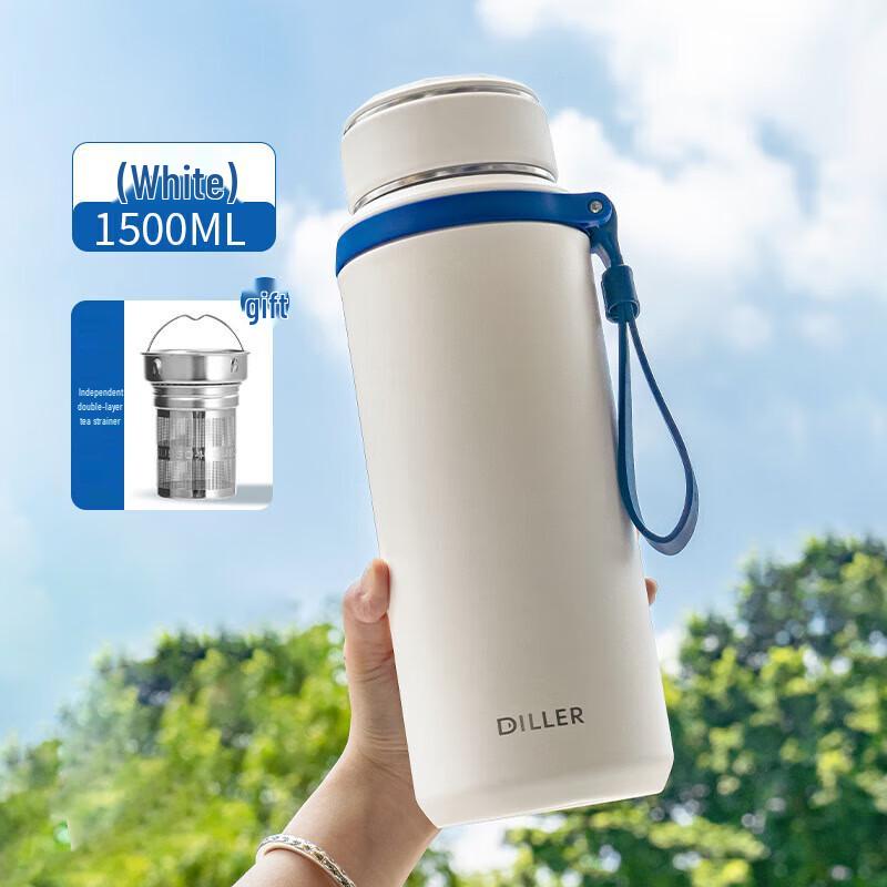 Dileber Portable Large Capacity Stainless Steel Thermos