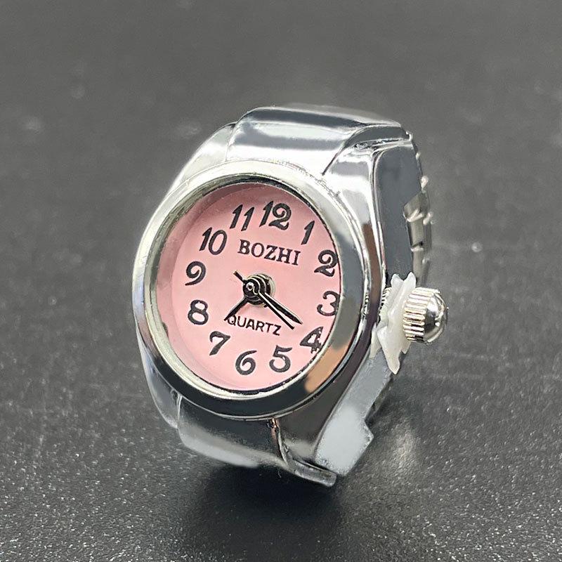 Ceas inel: Inel Mini Clasic din Cuarț - Design Casual și Creativ