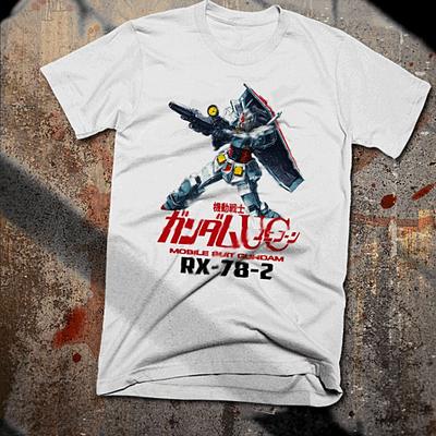 Anime T-shirt Special Ops Mech Robot Assassin Neo Tokyo Cyberpunk Gamer Tee