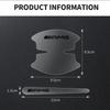 UROO4 8Pcs Car Door Handle Bowl Transparent Rubber Protector Car Sticker Door Wrist Film For Mercedes Benz AMG GLE GLS CLS GLC CLA GLA