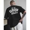 Men'S Graphic Tee - Casual Loose Fit, Breathable Comfortable Summer Short Sleeve Crew Neck,Bold Letters, Perfect for Outdoor Sports And Leisure