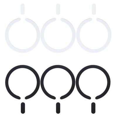 2/5 szt. Metalowa naklejka z pierścieniem Uniwersalna ładowarka bezprzewodowa Magnetyczny uchwyt samochodowy Płytka