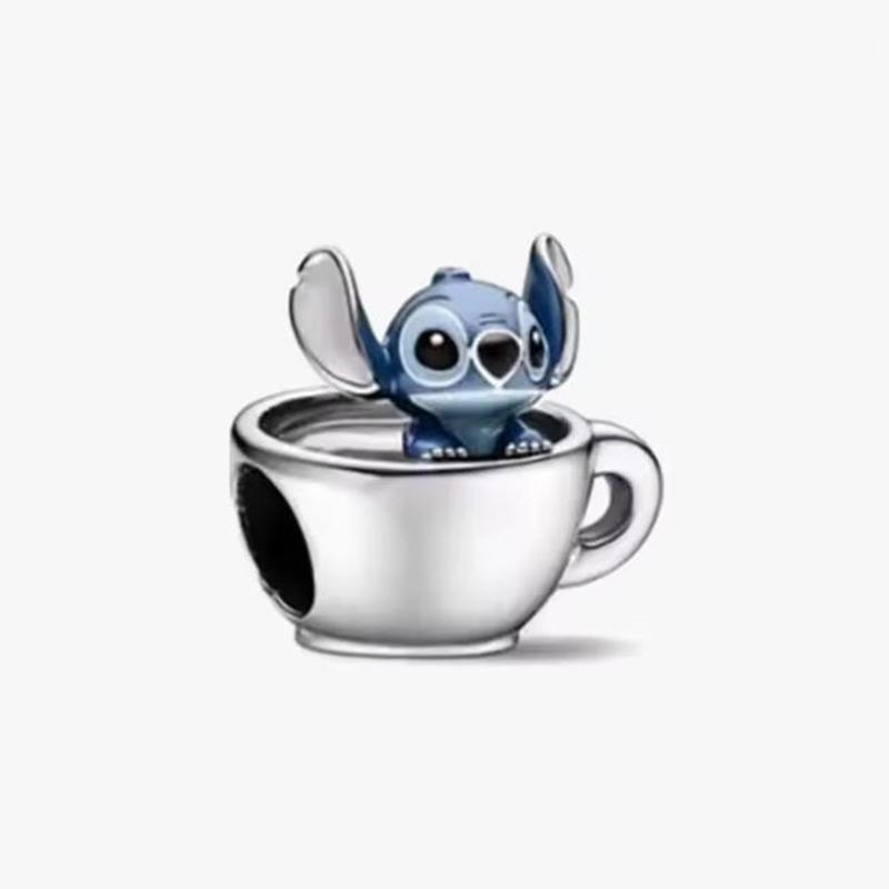New 925 Silver Cartoon Butterfly Dog Charm Beads Suitable for Women Bracelet Fashion Wedding Jewelry Gifts