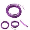 5 Meters / Roll 2mm Round Oxidation Aluminium Wire DIY Accessories For Crafts Making (purple)