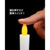 Kameyama Battery Candle, Brown, 1 Count, LED Candle, Flickering Light