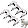 BEIYUAN Lame à 4 dents Tondeuse à moutons Peigne convexe Cutter Tondeuse à ciseler Pour tondeuse à moutons Ciseaux 1/2/4 pièces