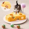 Interactive Cat Toys with Maze Tunnel Durable Felt Cat Puzzle Digging Toy for Indoor Exercise Toy with Bell Ball Pet Supplies