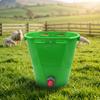 Calf Feeding Bucket with Handle | Wipe-Clean, Easy-to-Install Attachment Design,