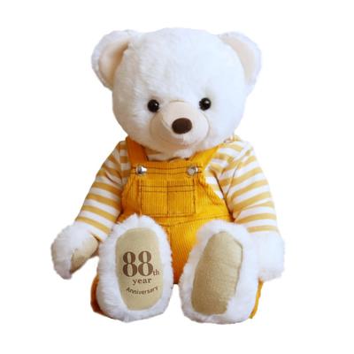 Petit Lou Langlebigkeits-Overall-Bär, 20cm, Größe 3S (88. Geburtstag, Normal)
