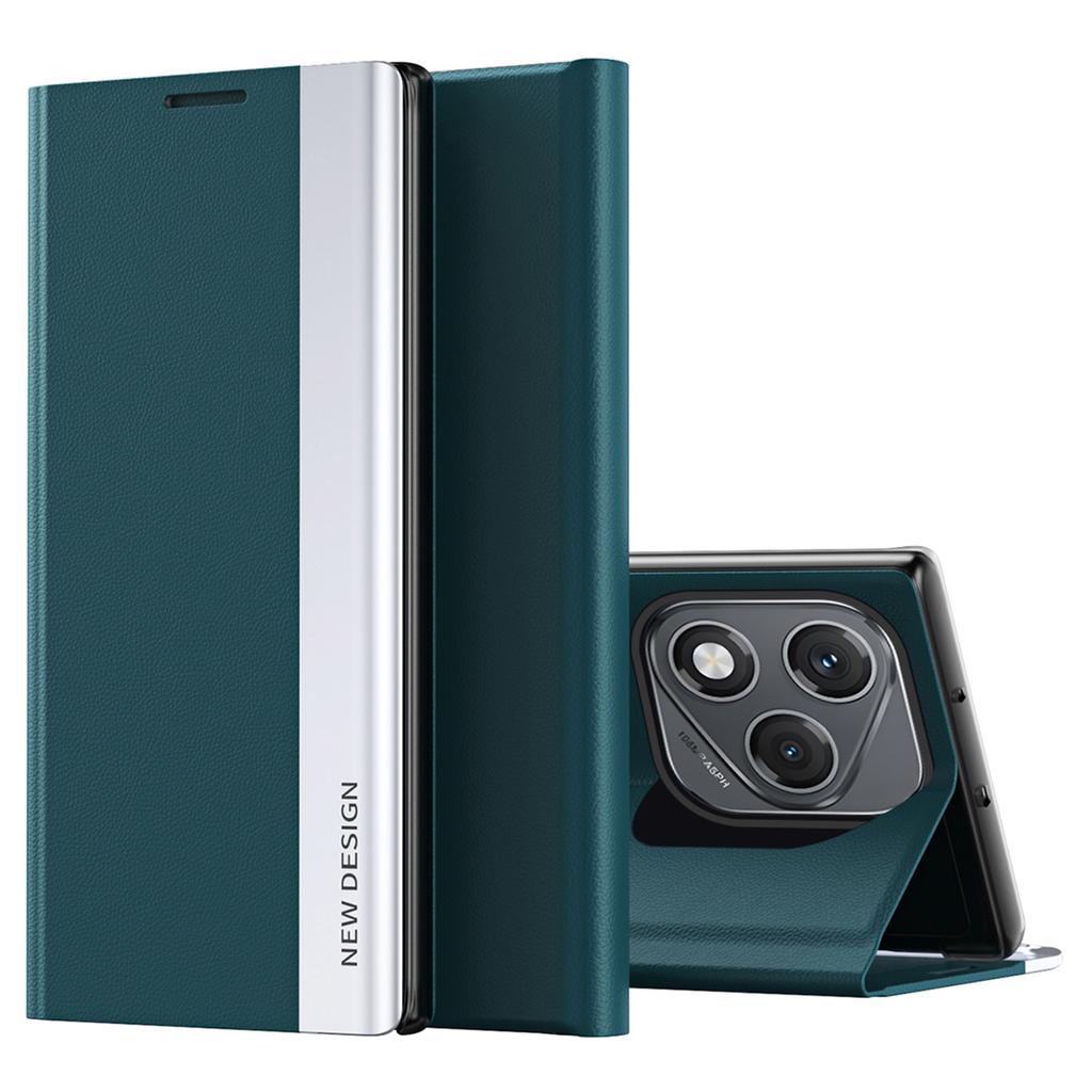 For Honor 400 Lite Deksel Antidrop Lær Telefondeksel med Stativ