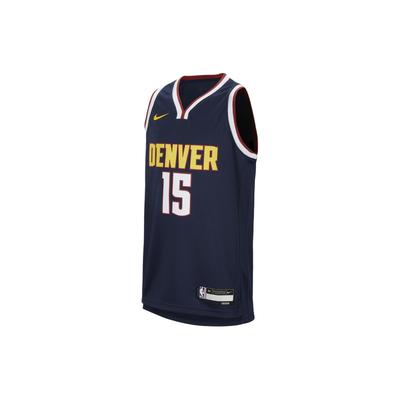 Camisa Swingman NBA Dri-FIT Edição Ícone Denver Nuggets Infantil Azul Marinho HJ7714-419