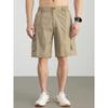 Hengyuanxiang Men's Pure Cotton Loose Cargo Shorts